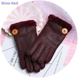 Breathable Sheepskin Hand-sewn Gloves