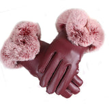 Fur Faux Dry Gloves