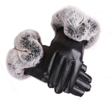 Fur Faux Dry Gloves